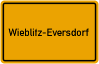 City Sign Wieblitz-Eversdorf