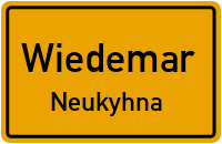 Otto-Hahn-Straße in WiedemarNeukyhna