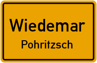 Serbitzer Straße in WiedemarPohritzsch