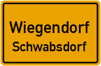 Dorfstraße in WiegendorfSchwabsdorf