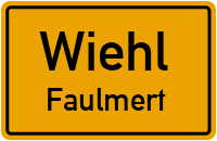 Straßenverzeichnis Wiehl Faulmert