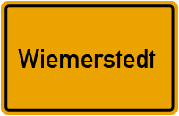 City Sign Wiemerstedt