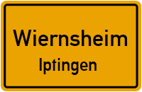 Iptinger Weg in 75446 Wiernsheim (Iptingen)