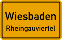 Schiersteiner Straße in WiesbadenRheingauviertel