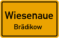 Blumenstraße in WiesenaueBrädikow