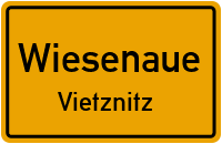 Bahnhofstraße in WiesenaueVietznitz