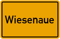 Ortsschild Wiesenaue