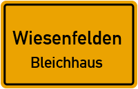 Straßenverzeichnis Wiesenfelden Bleichhaus