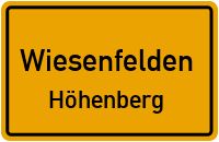 Straßenverzeichnis Wiesenfelden Höhenberg
