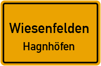 Straßenverzeichnis Wiesenfelden Hagnhöfen