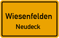 Straßenverzeichnis Wiesenfelden Neudeck
