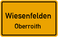 Straßenverzeichnis Wiesenfelden Oberroith