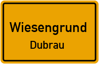 Dubrauer Dorfstraße in WiesengrundDubrau
