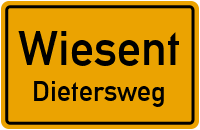 Dietersweg in 93109 Wiesent (Dietersweg)