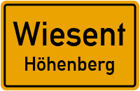 Straßenverzeichnis Wiesent Höhenberg