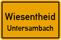 Waldstraße in WiesentheidUntersambach