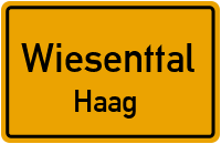 Straßenverzeichnis Wiesenttal Haag