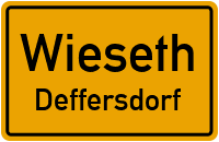 Straßenverzeichnis Wieseth Deffersdorf