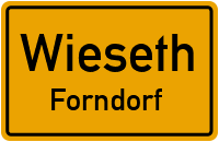 Straßen in Wieseth Forndorf