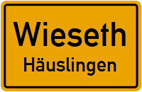 Straßen in Wieseth Häuslingen