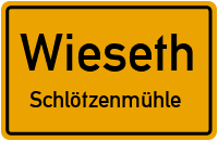 Straßenverzeichnis Wieseth Schlötzenmühle