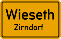 Straßen in Wieseth Zirndorf