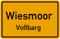 Straßenverzeichnis Wiesmoor Voßbarg