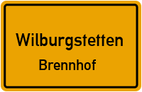 Straßenverzeichnis Wilburgstetten Brennhof