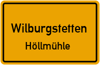 Straßen in Wilburgstetten Höllmühle