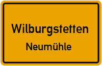 Straßen in Wilburgstetten Neumühle