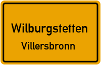 Straßen in Wilburgstetten Villersbronn