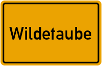 City Sign Wildetaube
