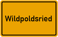 Ortsschild von Gemeinde Wildpoldsried in Bayern