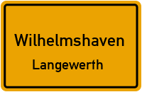 Langewerther Landstraße in WilhelmshavenLangewerth