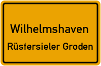 Straßenverzeichnis Wilhelmshaven Rüstersieler Groden