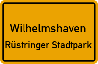 Straßenverzeichnis Wilhelmshaven Rüstringer Stadtpark