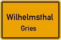 Straßen in Wilhelmsthal Gries