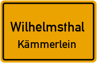 Straßenverzeichnis Wilhelmsthal Kämmerlein