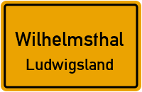 Straßen in Wilhelmsthal Ludwigsland