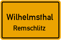 Straßen in Wilhelmsthal Remschlitz