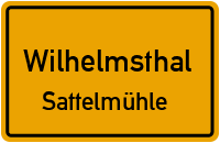 Straßen in Wilhelmsthal Sattelmühle