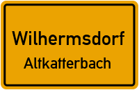 Straßenverzeichnis Wilhermsdorf Altkatterbach