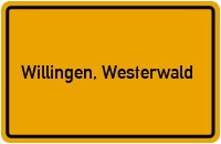 City Sign Willingen, Westerwald
