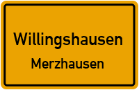 Straßenverzeichnis Willingshausen Merzhausen