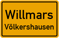 Schloßplatz in WillmarsVölkershausen
