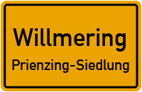 Prienzing-Siedlung in WillmeringPrienzing-Siedlung
