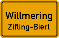 Straßenverzeichnis Willmering Zifling-Bierl