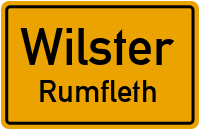 Rumflether Straße in WilsterRumfleth