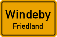 Alte Landstraße in WindebyFriedland