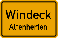 Straßenverzeichnis Windeck Altenherfen
